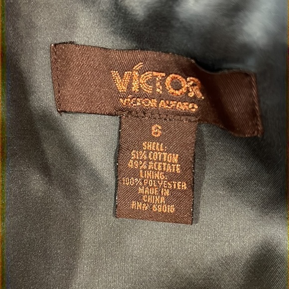 Victor Alfaro Gray Blazer Jacket Size 6 - Picture 3 of 4